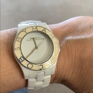 Marc by Marc Jacobs white ceramic watch